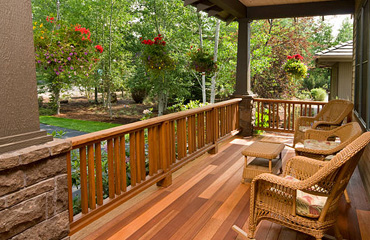 Cedar Decking in Covina