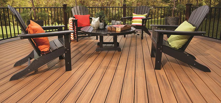 Black TREX Decking in Covina, CA